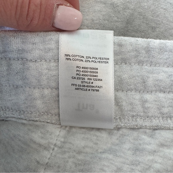 Aritzia TNA Sweatfleece Cozy Fleece Perfect Banded Jogger Heather Chrome - Picture 14 of 14